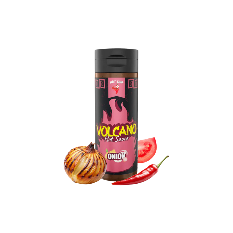 Hot Chip Volcano Onion Hot Sauce - Sauce Pimentée Oignon 310g