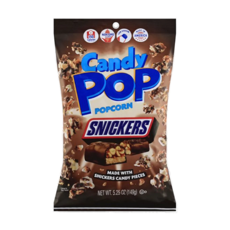 Candy Pop Popcorn Snickers