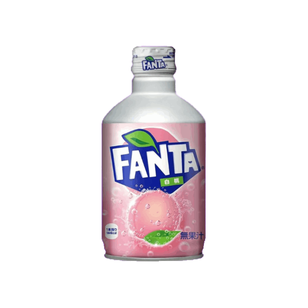 Fanta Pêche Blanche Bouteille Alu