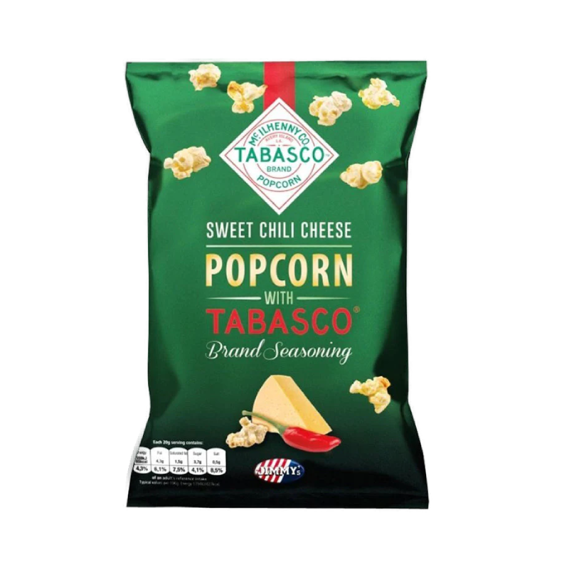 Jimmy’s Popcorn Tabasco Sweet Chili Cheese
