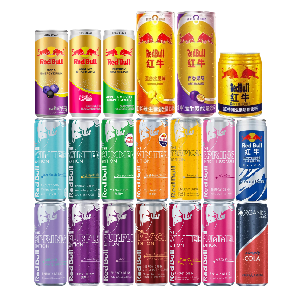 Red Bull Box Découverte 20 Saveurs Exclusives