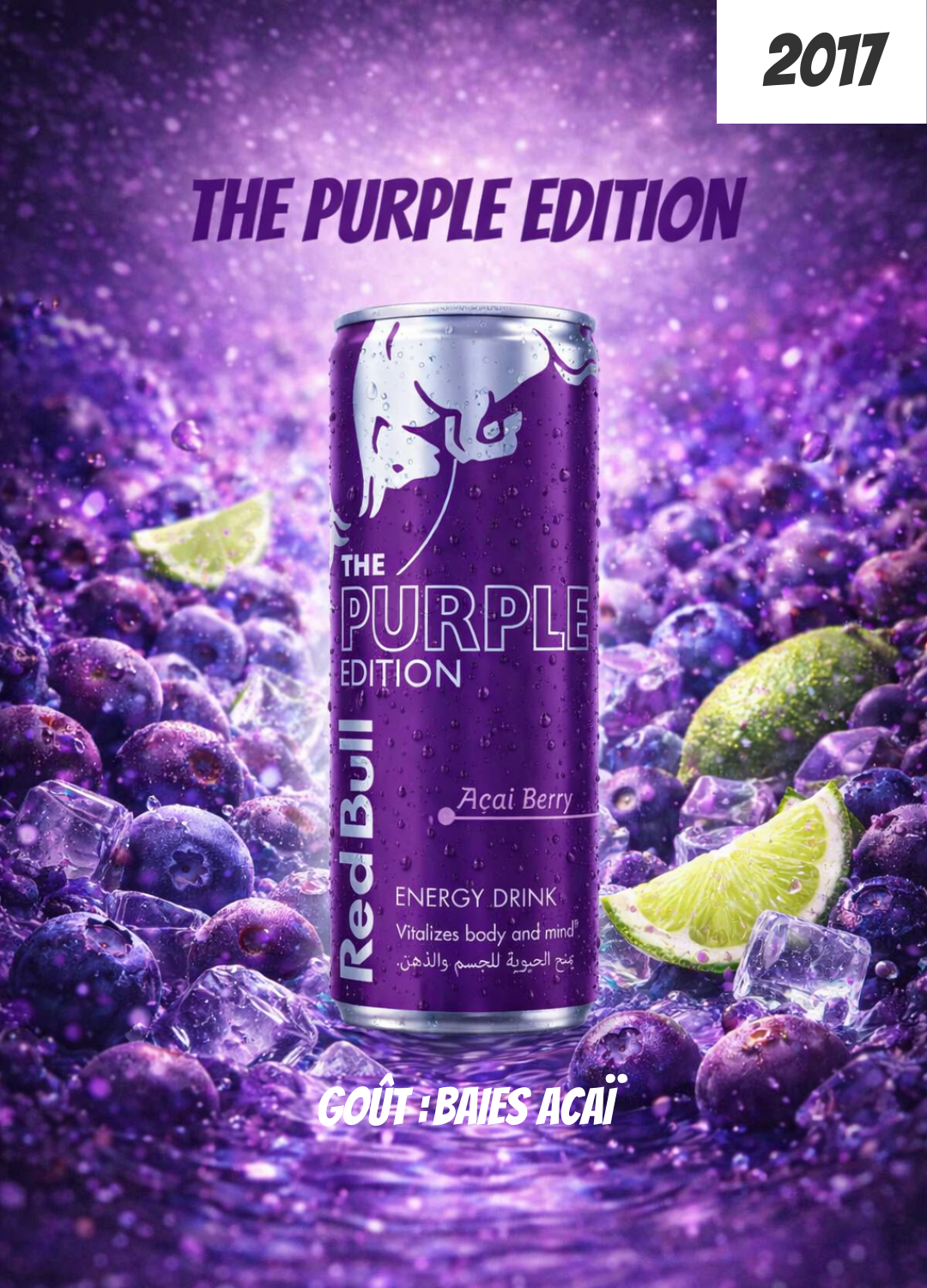Red Bull The Purple Edition (2017) : l’explosion des baies d’açaï