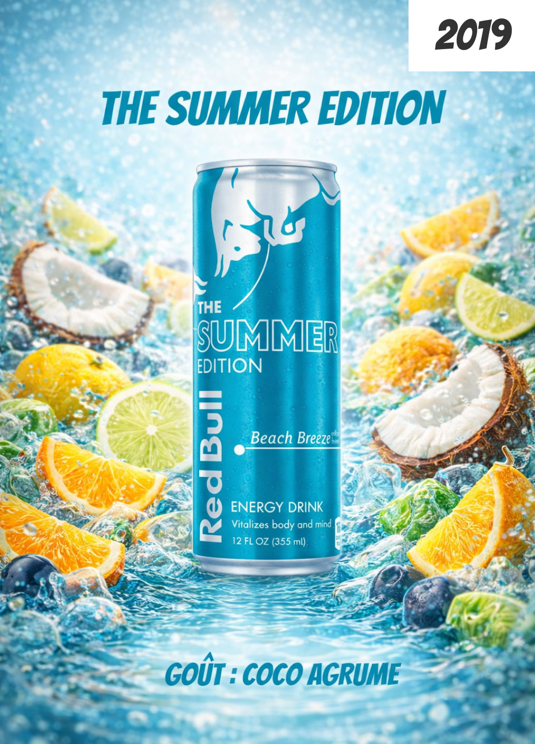 Red Bull The Summer Edition 2019 Beach Breeze : l’évasion coco-agrume