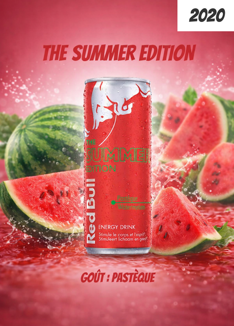 Red Bull The Summer Edition 2020 : la fraîcheur iconique de la pastèque