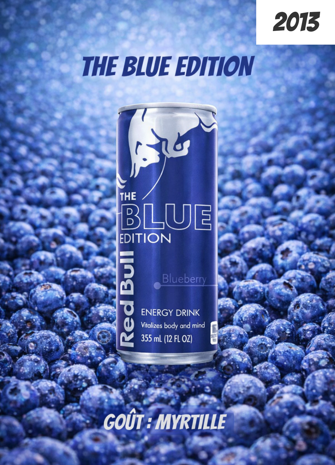 Red Bull The Blue Edition Blueberry (2013) : la seconde pierre fondatrice des Red Bull Editions