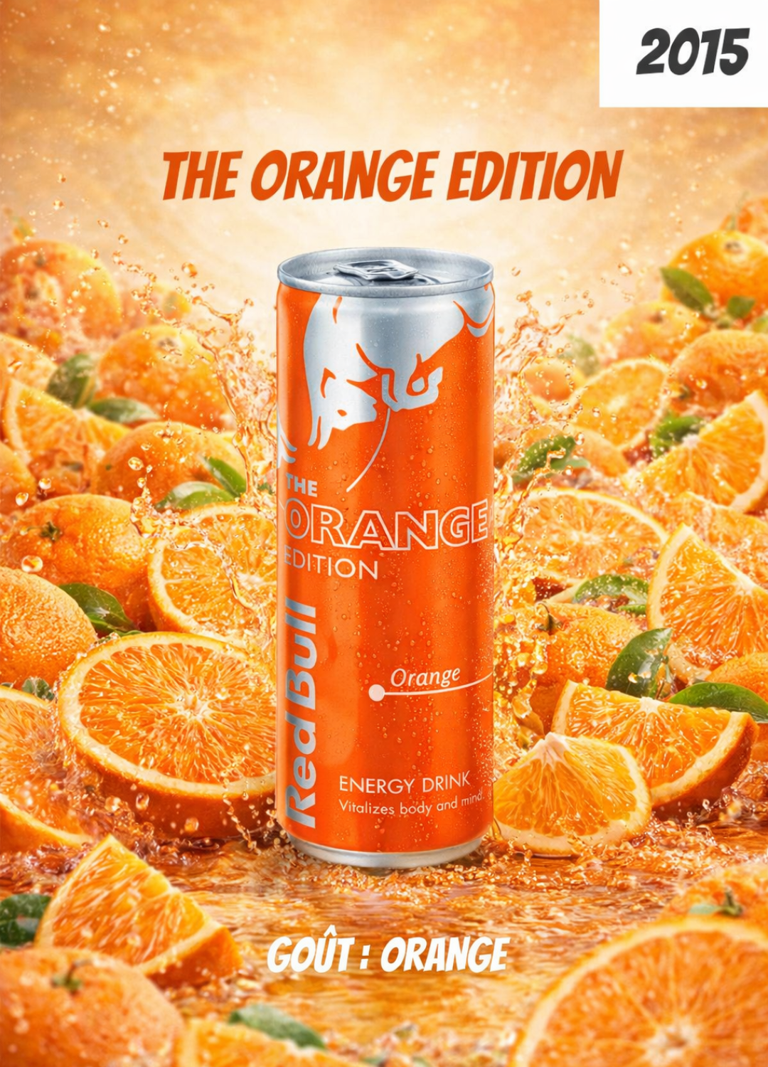 Red Bull The Orange Edition Orange (2015) : l’agrume classique revisité par Red Bull