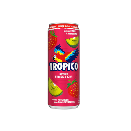 Tropico Strawberry Kiwi 330ml – Boisson Fruitée Fraise Kiwi Rafraîchissante