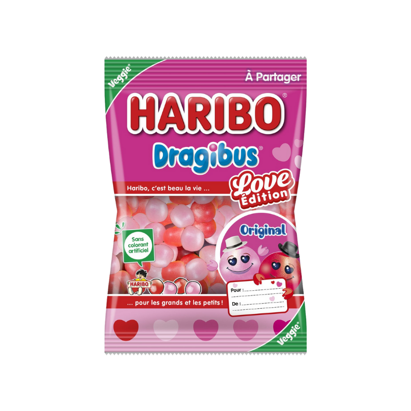 Box Saint-Valentin Gourmande – Coffret Cadeau Bonbons & Boissons