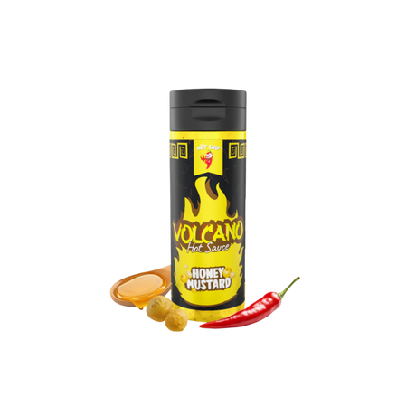 Hot Chip Volcano Chilli Mustard & Honey - Moutarde Pimentée Miel 310g