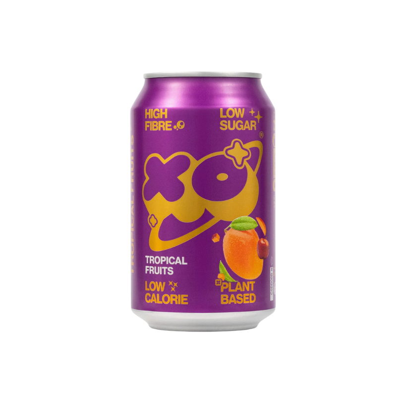 XOXO Soda Tropical - Saveurs Tropicales Exotiques 330ml