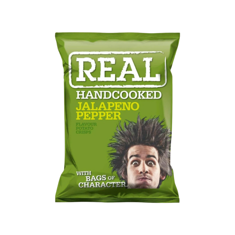 Real Crisp Jalapeños 150g – Chips Jalapeño Épicées Premium