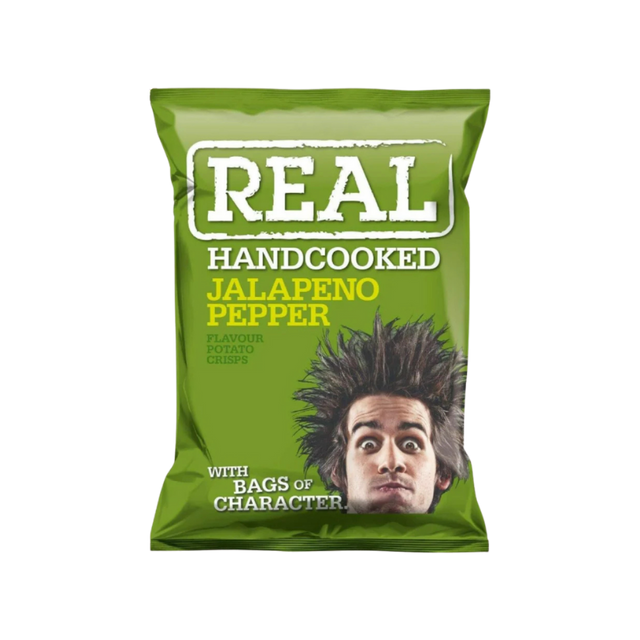 Real Crisp Jalapeños 150g – Chips Jalapeño Épicées Premium