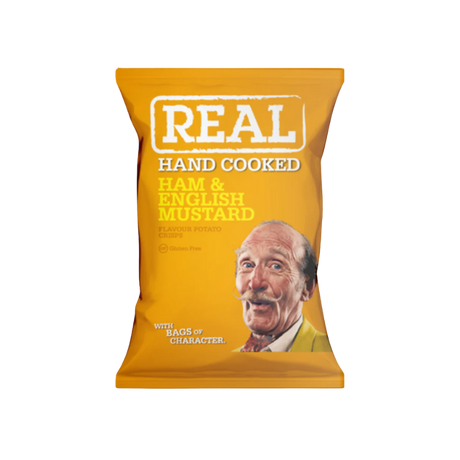 Real Crisp Ham and English Mustard 150g – Chips Jambon Moutarde Anglaise
