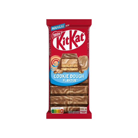Nestlé KitKat Cookie Dough - Barre Chocolat au Lait et Pâte à Biscuits Croustillante - EXODRINKS