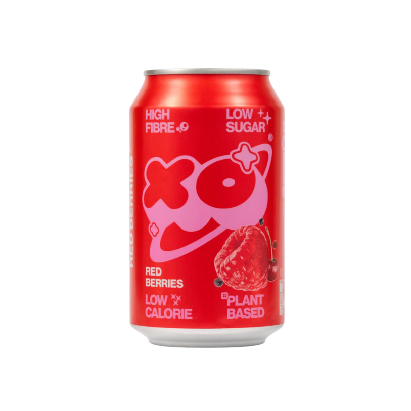 XOXO Soda Red Berries - Fruits Rouges Pétillant 330ml