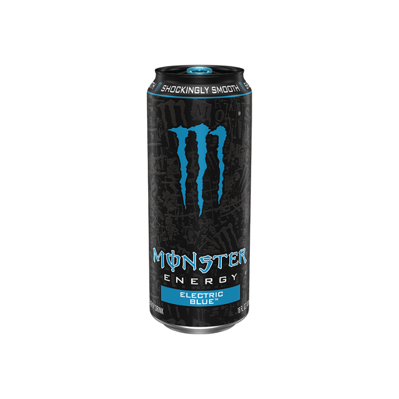 Monster Electric Blue – Boisson Énergisante Blue Raspberry 473 ml | Monster Energy