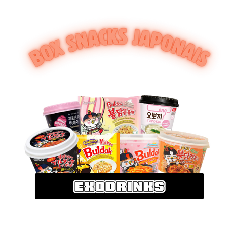 BOX SNACKS JAPONAIS EXODRINKS