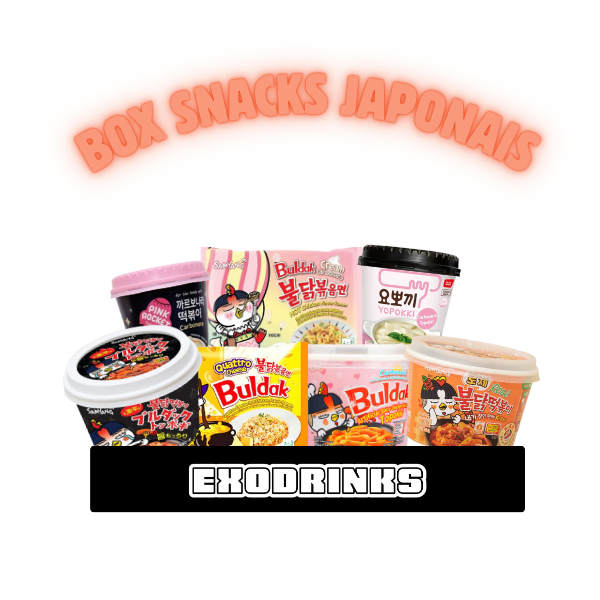 BOX SNACKS JAPONAIS EXODRINKS