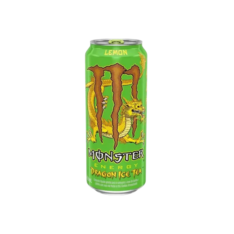 Monster Dragon Ice Tea Lemon 473ml – Thé Glacé Énergisant au Citron