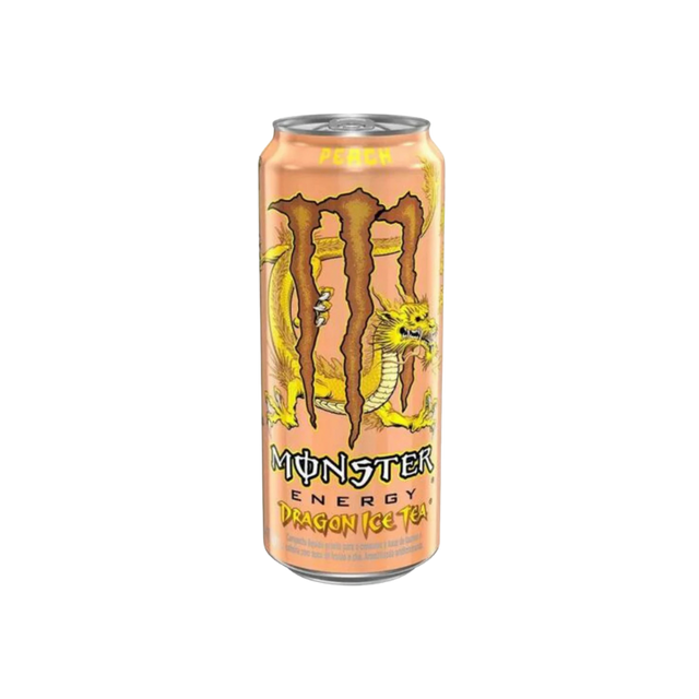 Monster Dragon Ice Tea Peach 473ml – Thé Glacé Énergisant à la Pêche