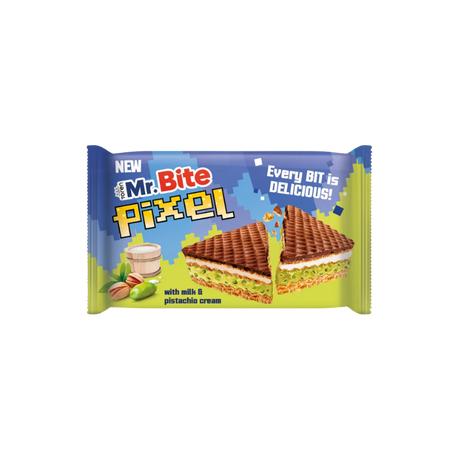 Mr.Bite Pixel Chocolat au lait et crème de pistache Mr. BITE