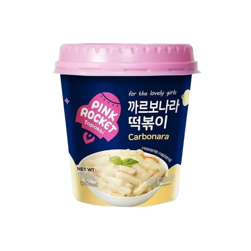 Youngpoong Pink Rocket Cup Topokki Carbonara EXODRINKS