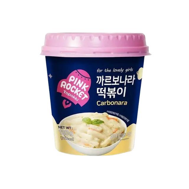 Youngpoong Pink Rocket Cup Topokki Carbonara EXODRINKS