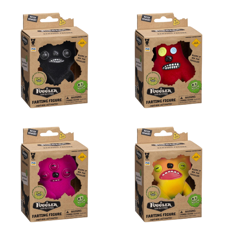 Fugglers – Figurines Monstres Sonores Pétomanes (Modèle Surprise)