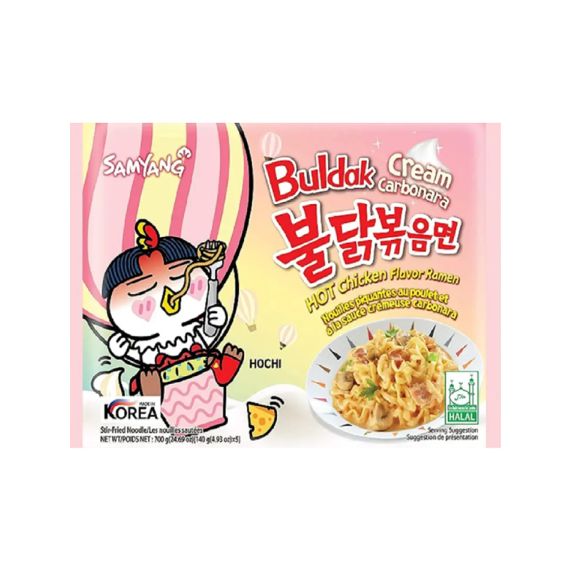 Samyang Ramen Hot Chicken Buldak Cream Carbo