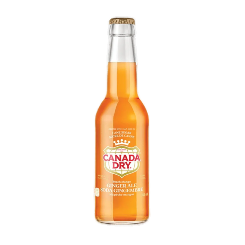 Canada Dry Peach Mango Glass