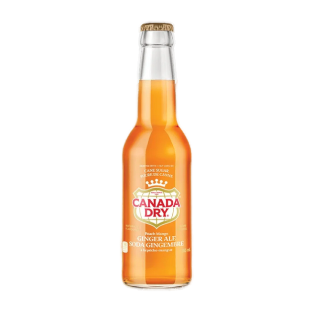 Canada Dry Peach Mango Glass