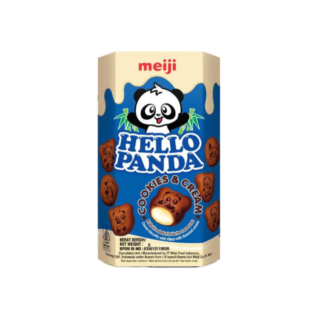Meiji Hello Panda Cookie and Cream