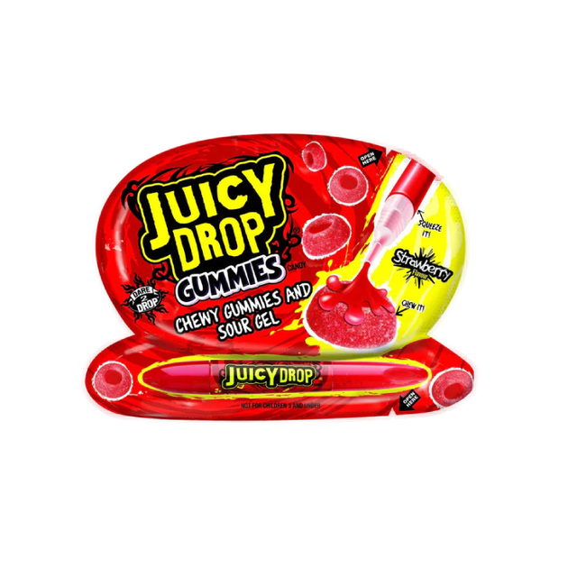 Bazooka Juicy Drop Gummies Sour Gel