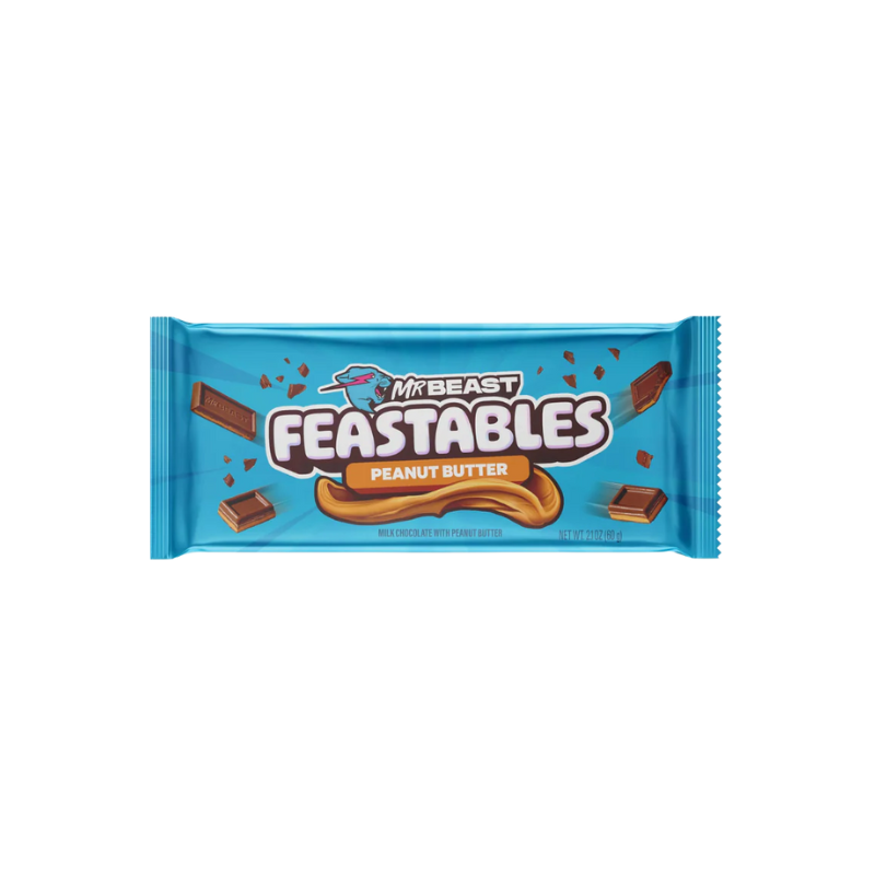 Mr Beast Feastables Chocolate Peanut Butter FEASTABLES