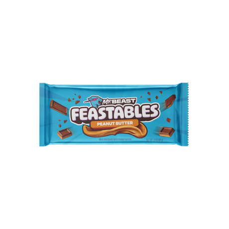 Mr Beast Feastables Chocolate Peanut Butter FEASTABLES