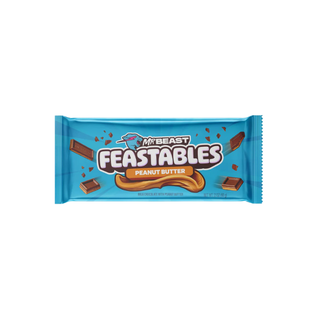 Mr Beast Feastables Chocolate Peanut Butter FEASTABLES