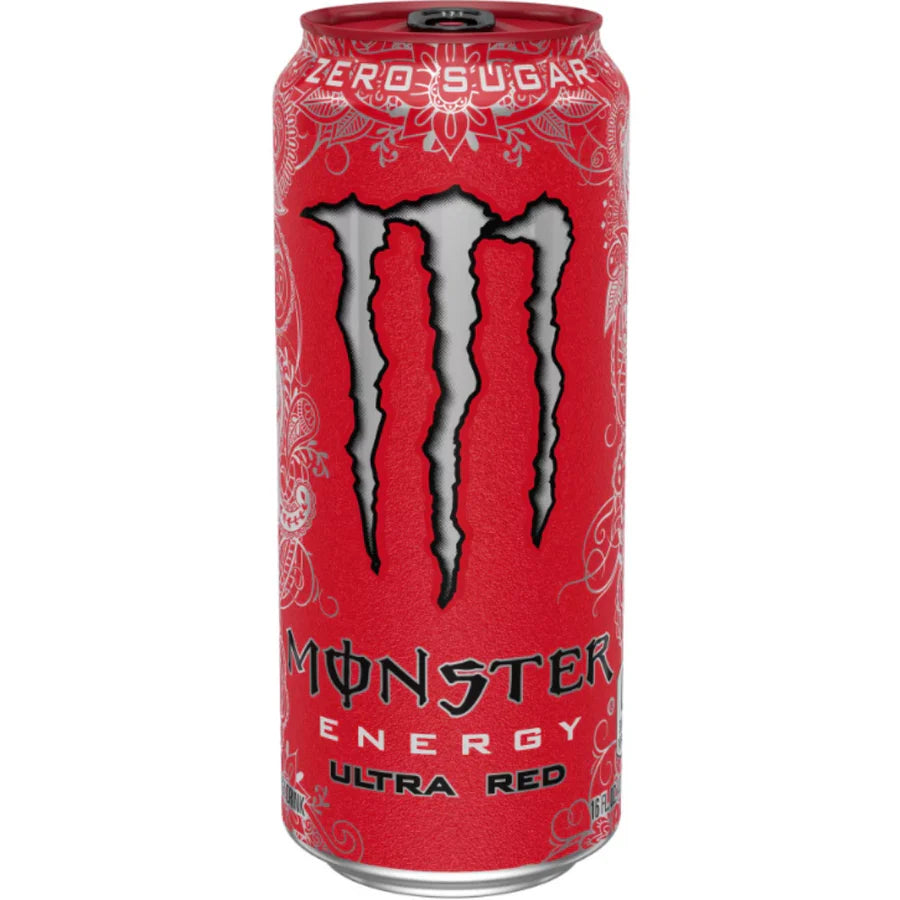 Monster Energy Ultra Red - Zéro Sucre Fruits Rouges 500ml