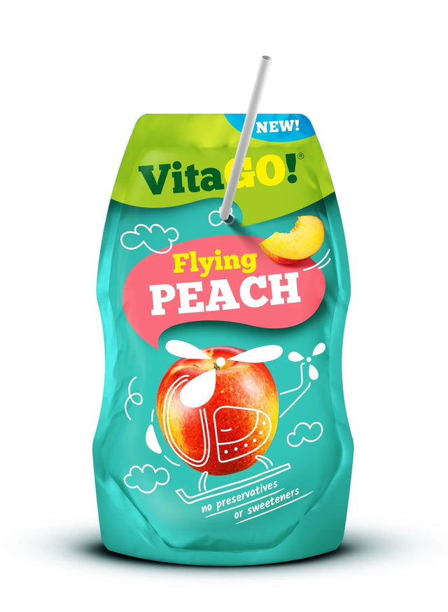 Vitago Peach 200ml – Boisson Isotonique Pêche Hydratation Sport